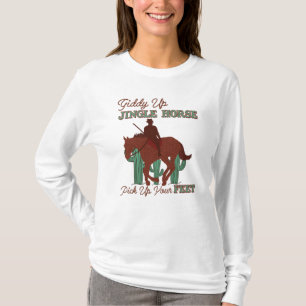 Giddy Up Jingle Horse Pick Up Your Feet, Cowboy T-Shirt