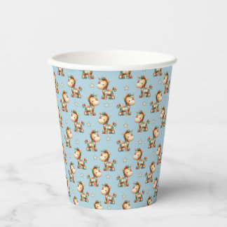 Giddy-Up Patchwork Pony Birthday Paper Cups