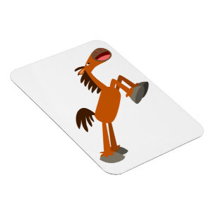 Giddyup, Horsey! Cartoon Horse Flexible Magnet