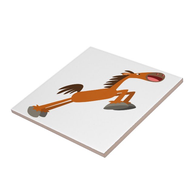 Giddyup, Horsey! Cartoon Horse Tile (Side)