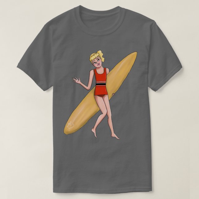 Gidget goes surfing T-Shirt (Design Front)