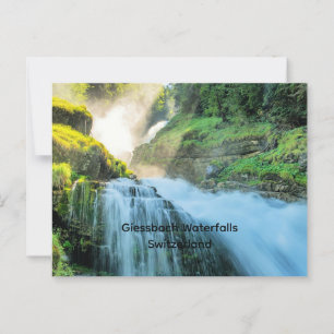 Giessbach Waterfalls, Switzerland Postcard