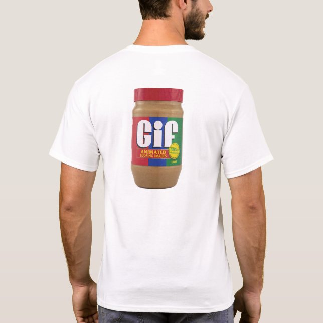 GIF Hard G Peanut Butter T-Shirt (Back)