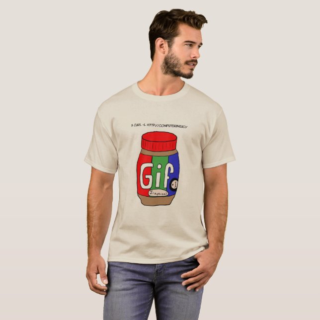 Gif Peanut Butter T-Shirt (Front Full)