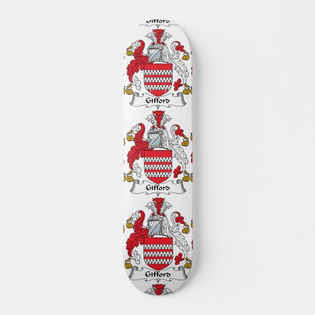 Gifford Family Crest Skateboard (Front)