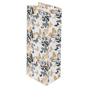 Gift Bag-Butterflies Wine Gift Bag