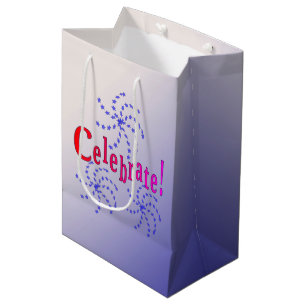 Gift Bag - Celebrate with Fireworks 