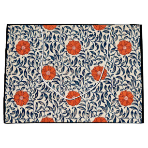 GIFT BAG CHINESE FLORAL PATTERN