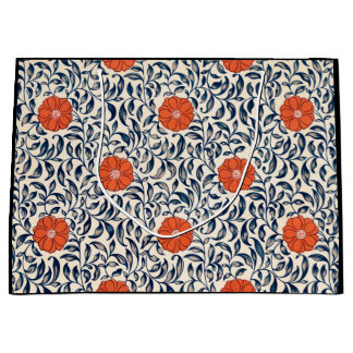 GIFT BAG CHINESE FLORAL PATTERN