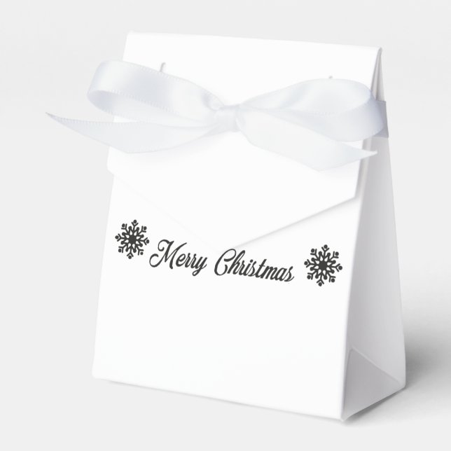 gift bag Christmas Favour Box (Front Side)