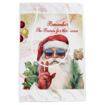 Gift Bag-Christmas Santa Gift Bag