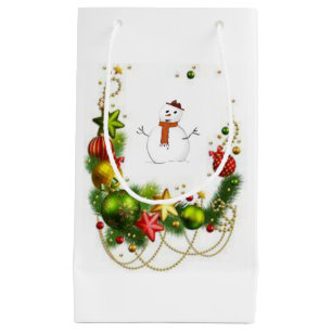 Gift Bag Christmas Snowman