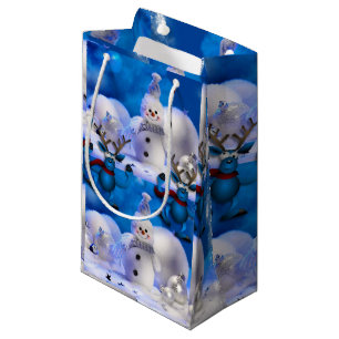 Gift Bag Christmas Snowman