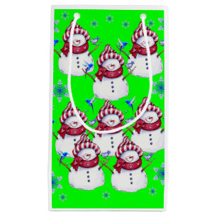 Gift Bag Christmas Snowman