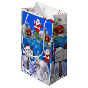 Gift Bag Christmas Snowman