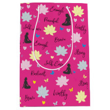 Gift Bag | Empowerment Lotus Floral Design