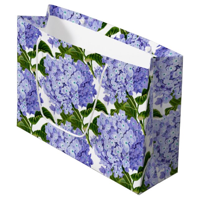 Gift Bag-Hydrangea Large  Gift Bag (Front Angled)