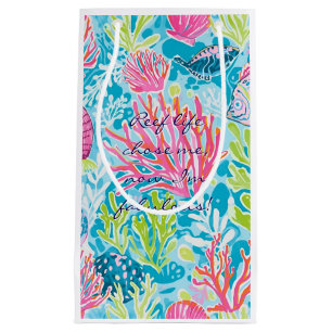 Gift bag in stylish graphic