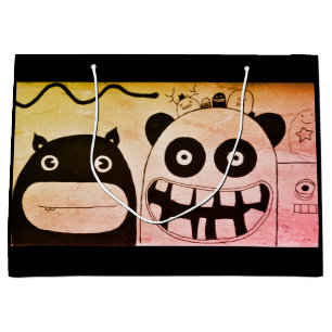 Gift Bag - Large, HAPPY MONSTER