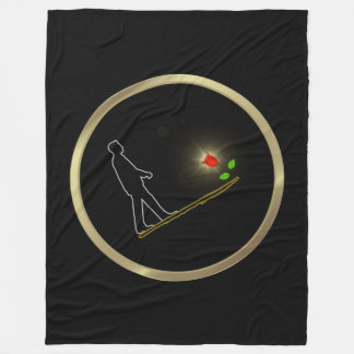 Gift Bag minimal art Fleece Blanket