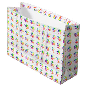 Gift Bag - Multiple Colour Wheels (large)