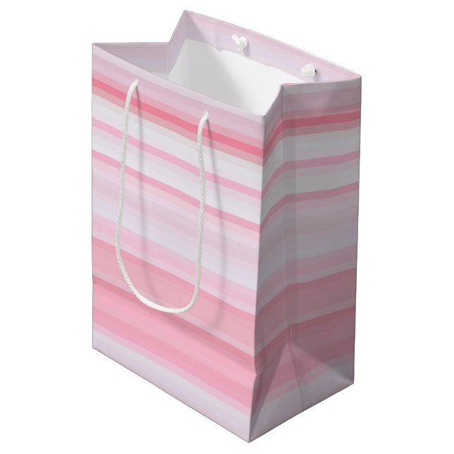 Gift Bag-Stripes Medium Gift Bag (Front Angled)
