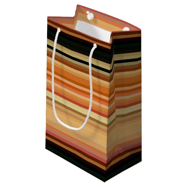 Gift Bag-Stripes Small Gift Bag (Front Angled)