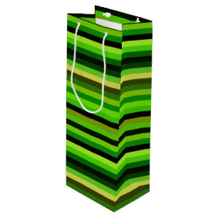 Gift Bag-Stripes Wine Gift Bag