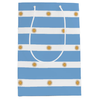 Gift Bag with Argentina flag