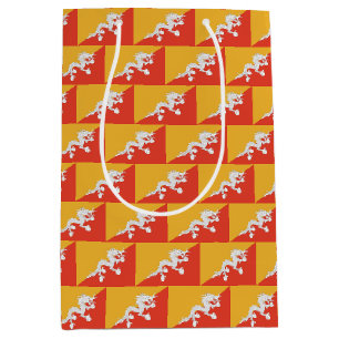 Gift Bag with Bhutan flag
