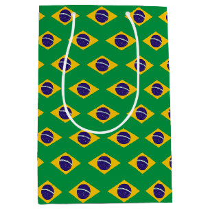 Gift Bag with Brazil flag