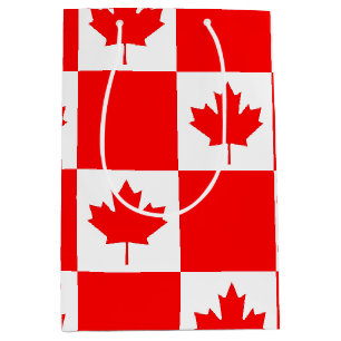 Gift Bag with Canada flag