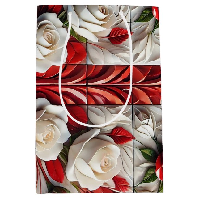 Gift Bag with colors of England flag (Front)