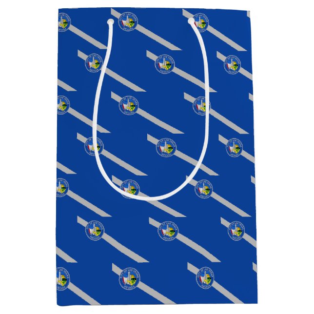 Gift Bag with flag of Las Vegas, USA (Front)