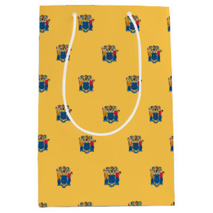 Gift Bag with flag of New Jersey, USA
