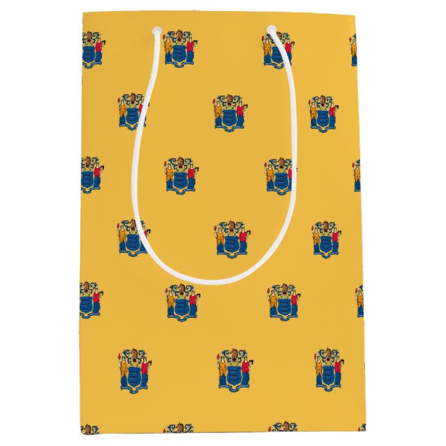 Gift Bag with flag of New Jersey, USA (Front)