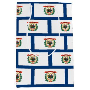 Gift Bag with flag of West Virginia, USA