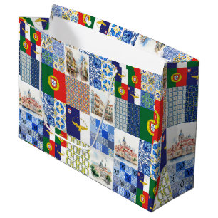 Gift Bag with Portugal Flag and Azores Flag