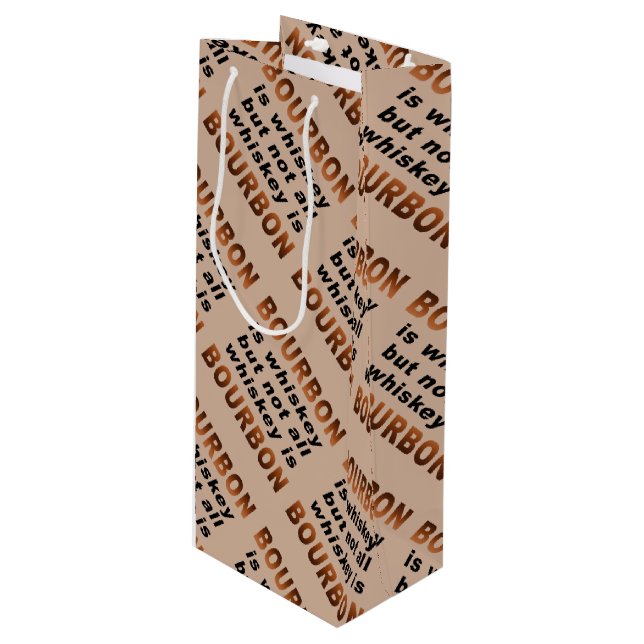 GIFT BAGS - Not All Whiskey Is BOURBON! (Front Angled)