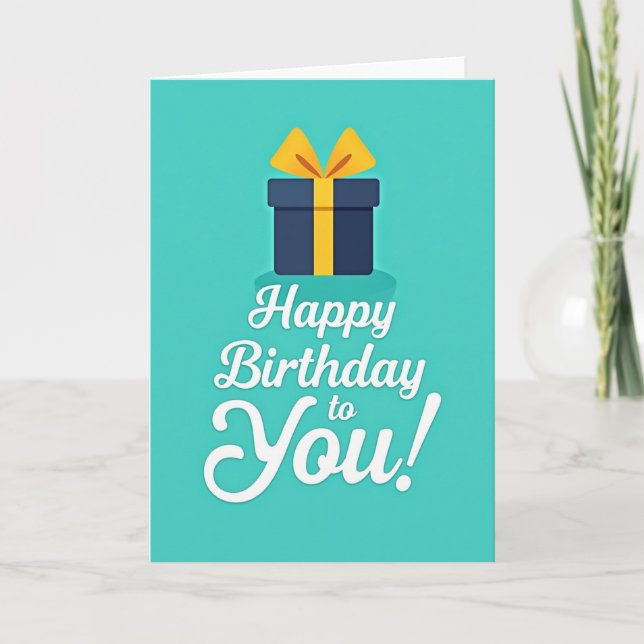 Gift Birthday Card (Front)