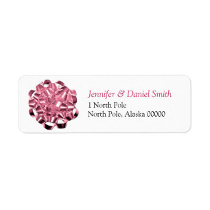 Gift Bow Christmas Mail Stickers