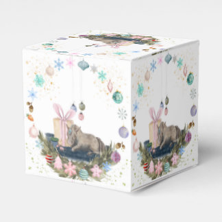 gift box with horse picture