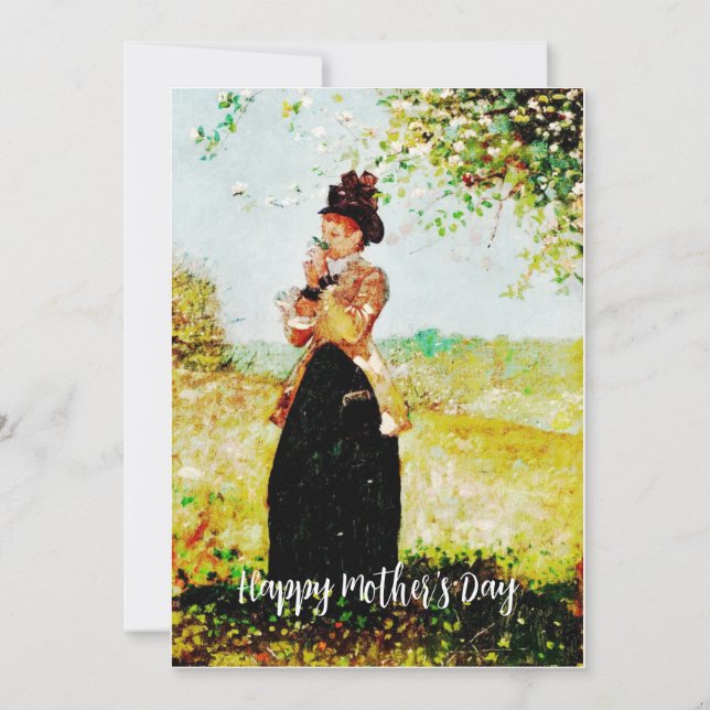 Gift Card for Mother's Day/Classic Victorian Lady  (Front)