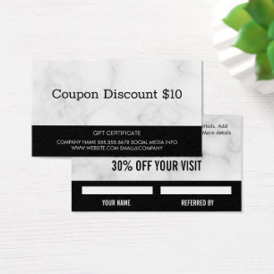 Gift Card Marble   Coupon Code