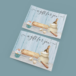 Gift Certificate Baking Bakery Restaurant