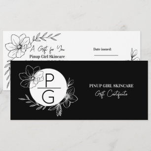 Gift Certificate, Business, Giftcard Invitation