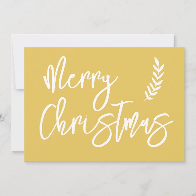 Gift Certificate Christmas Modern Script (Front)