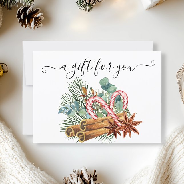 Gift Certificate Christmas Pine Cinnamon  (Creator Uploaded)