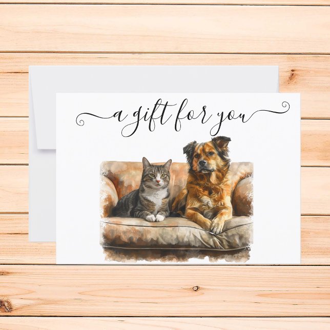 Gift Certificate Dog Cat Pet Sitting Walking (Creator Uploaded)