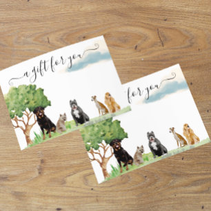 Gift Certificate Dog Training Pet Sitting Walking